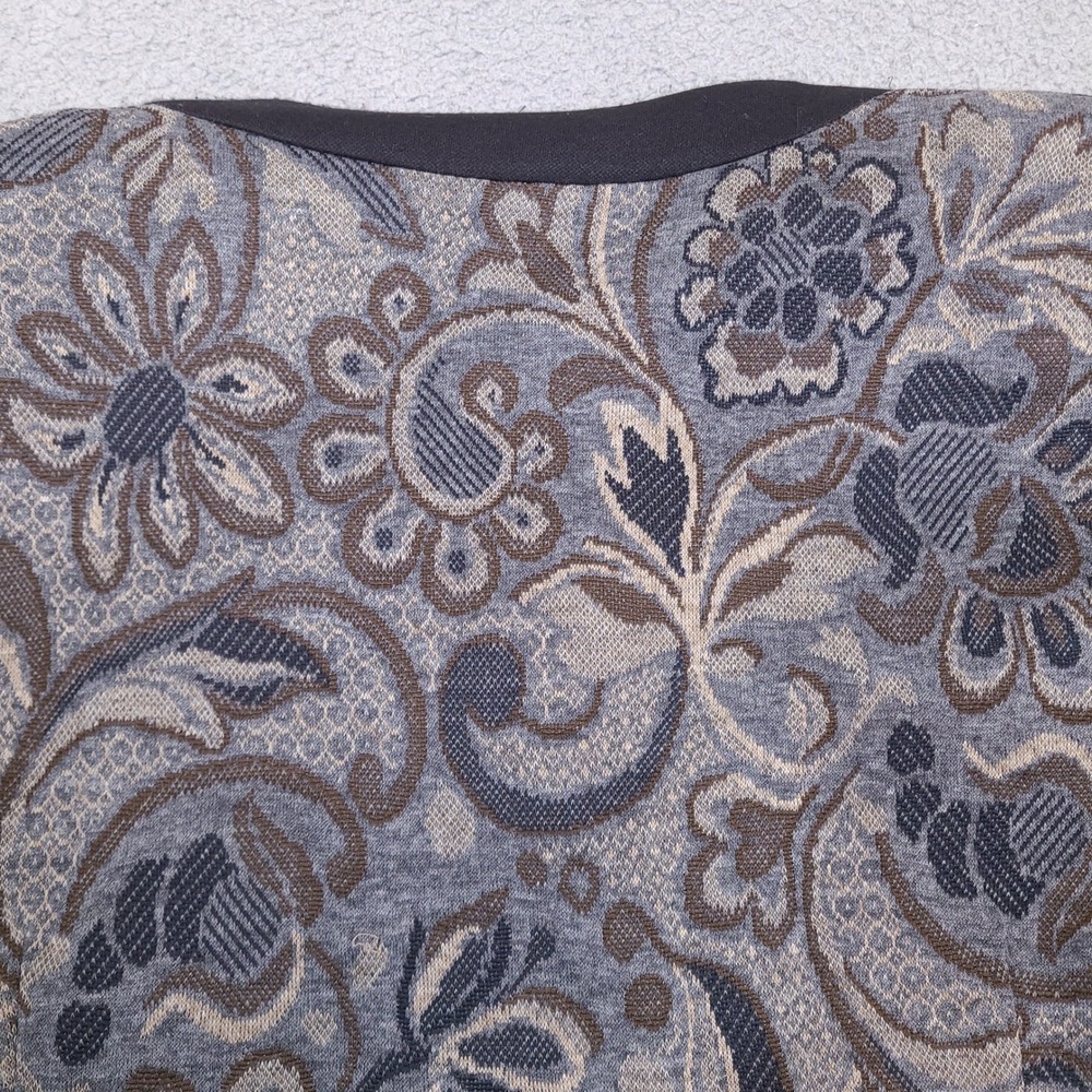 Vintage Pablo Collection Blazer Jacket Womens 14 Floral‎ Jacquard Button Front - Picture 11 of 11